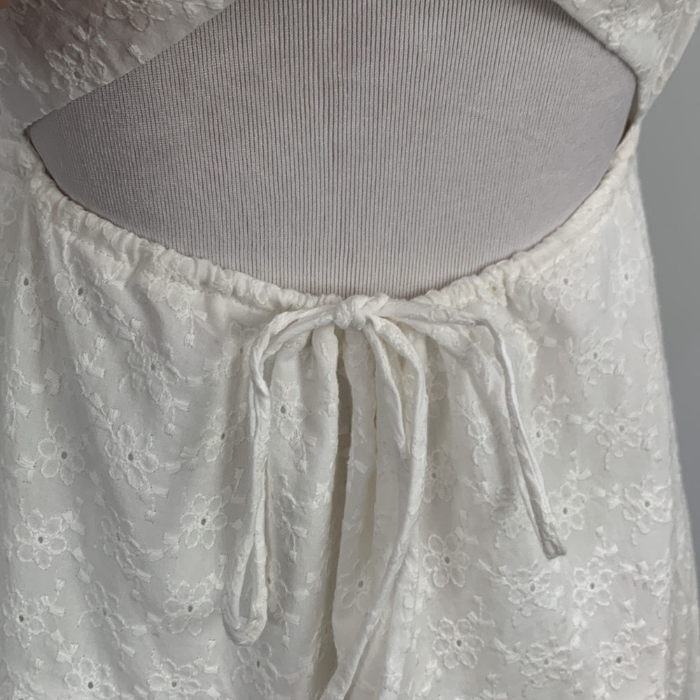 Line & Dot Womens Cotton Floral Charlotte Embroidered Dress - Picture 11 of 13